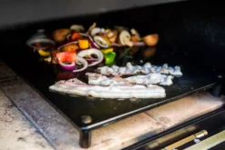 Der Merklinger Feuerplatte 1200 -GrillMeister Verkaufsgeschäft merklinger holzbackofen grill pizzaofen brotbackofen feuerplatte jpg