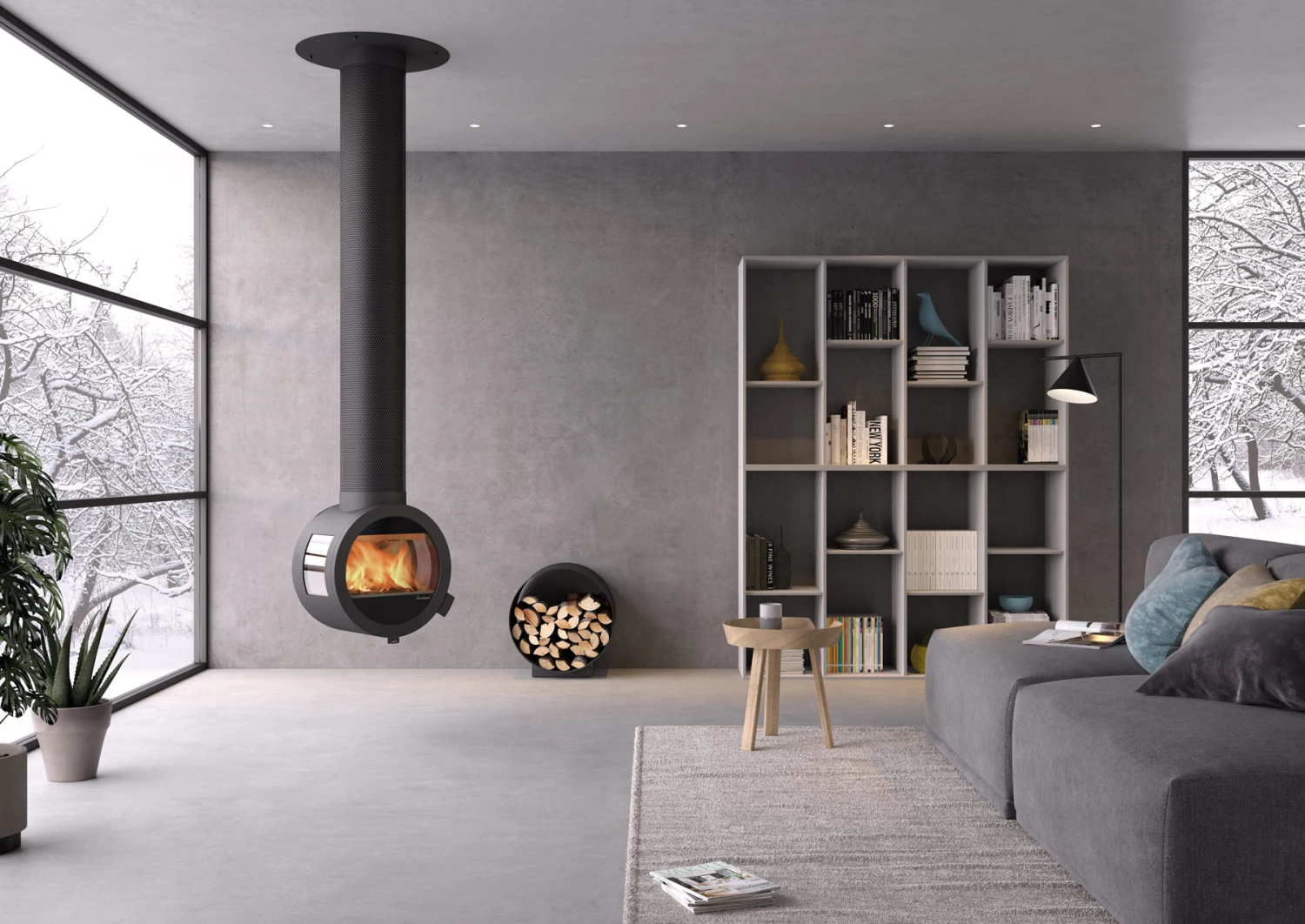 Kaminofen Nordpeis ME Decke 5,8 KW Schwarz 3 Kaminofen Nordpeis ME Decke 5,8 KW Schwarz – Bild 3