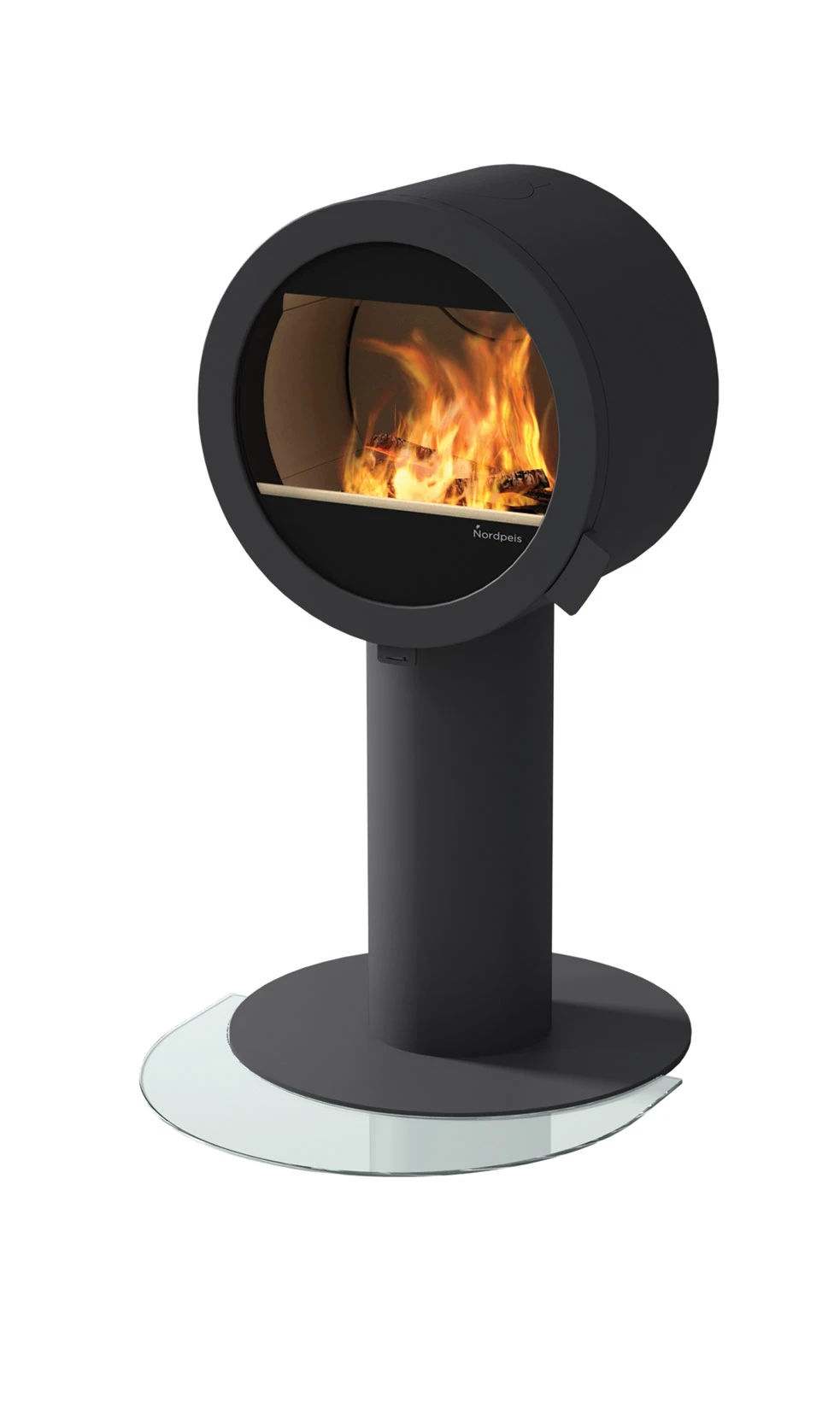 Kaminofen Nordpeis ME Sockel 5,8 KW Schwarz 3 Kaminofen Nordpeis ME Sockel 5,8 KW Schwarz – Bild 3