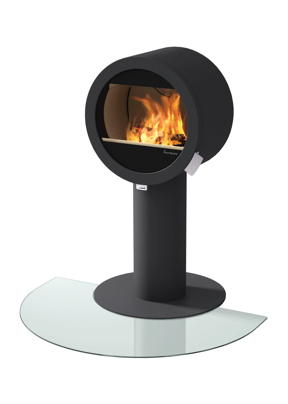 Kaminofen Nordpeis ME Sockel 5,8 KW Schwarz 4 Kaminofen Nordpeis ME Sockel 5,8 KW Schwarz – Bild 4