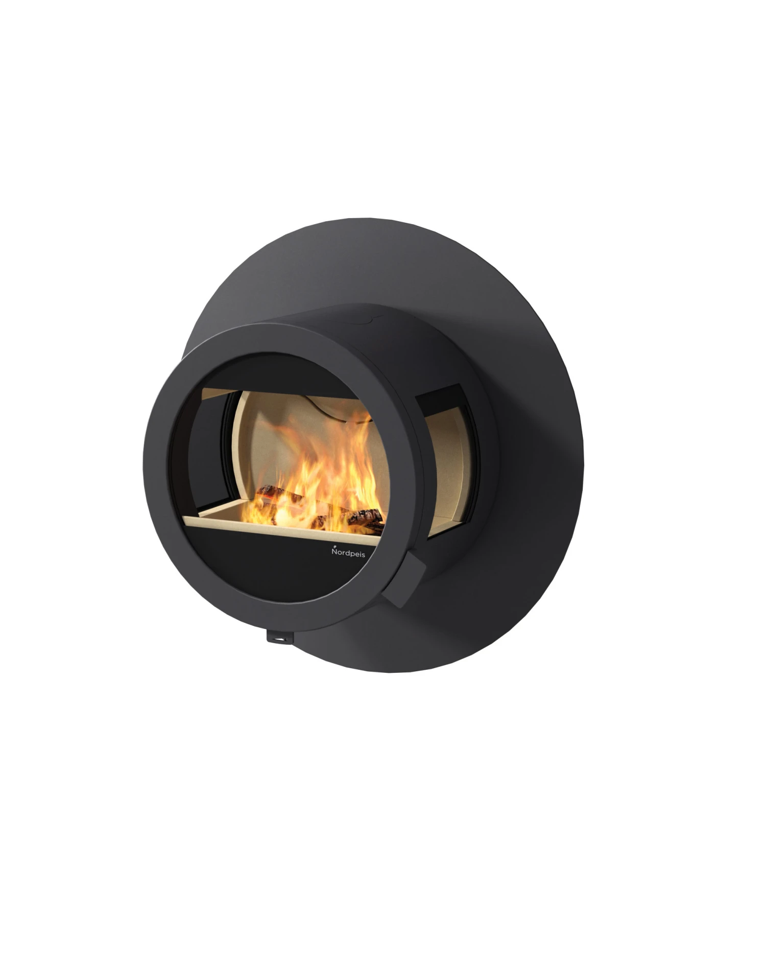 Kaminofen Nordpeis ME Wand 5,8 KW Schwarz 4 Kaminofen Nordpeis ME Wand 5,8 KW Schwarz – Bild 4