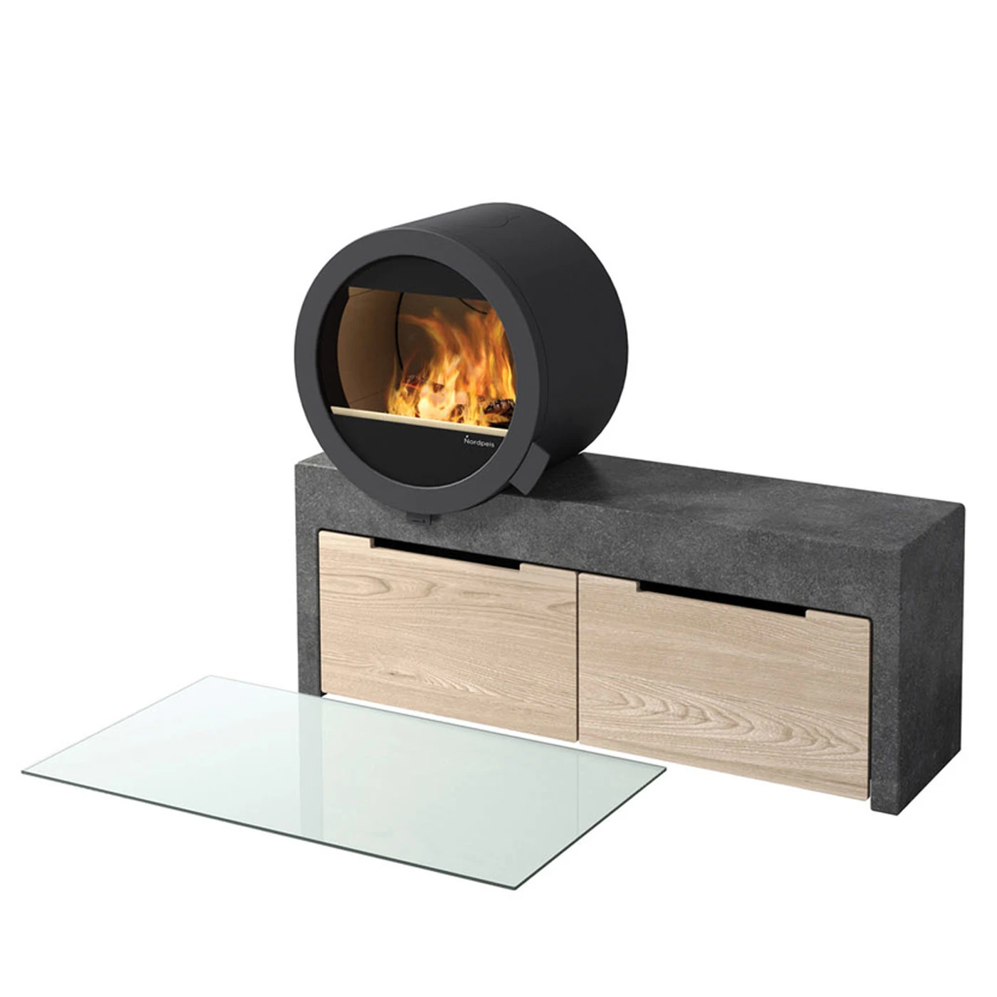 Kaminofen Nordpeis ME Bank 5,8 KW Schwarz 5 Kaminofen Nordpeis ME Bank 5,8 KW Schwarz – Bild 5