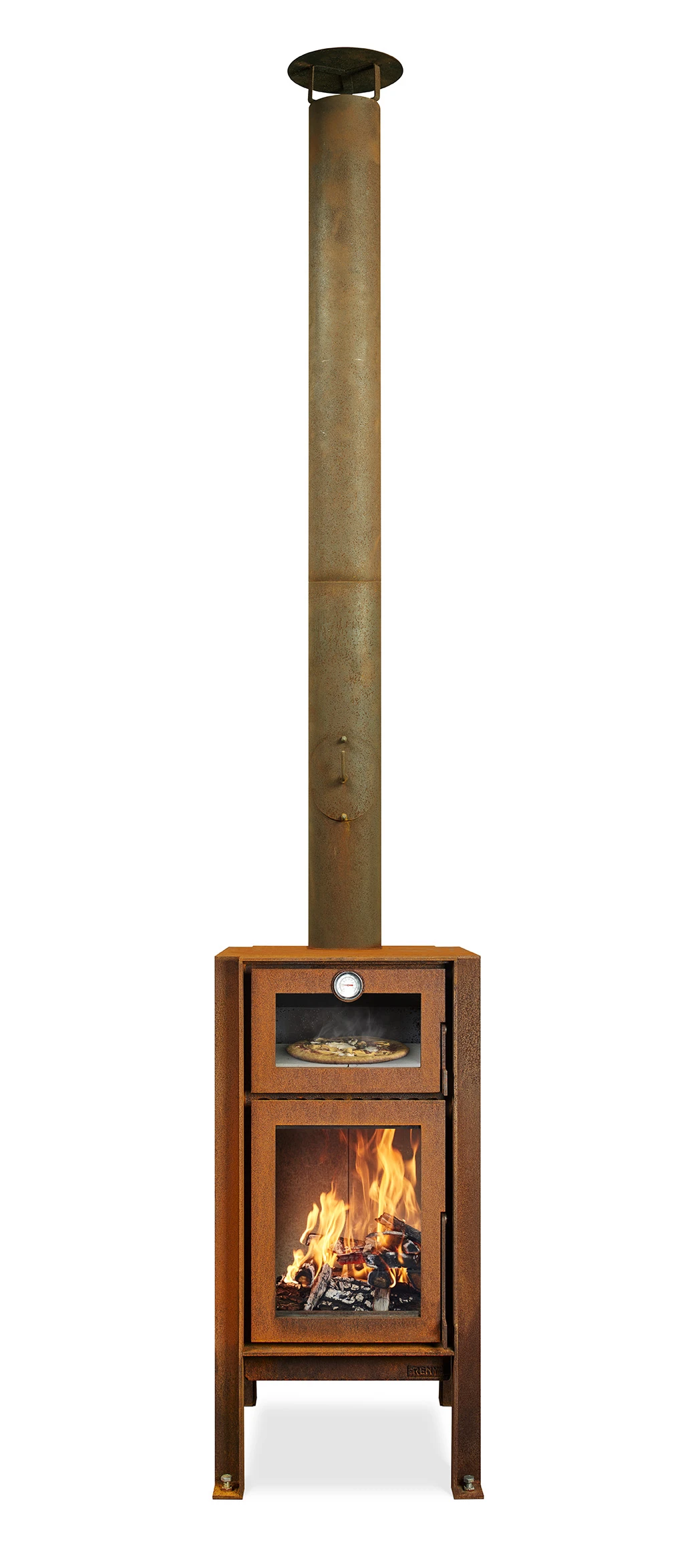 Terrassenkamin Cortenstahl RB73 QUERCUS 1 Terrassenkamin Cortenstahl RB73 QUERCUS