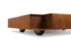 Gestell Mit Rollen Cortenstahl RB73 QUARUBA -GrillMeister Verkaufsgeschäft rb73 mobile platform quaruba 022f8rene719ycd