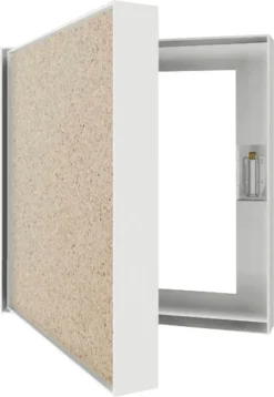 Revisionstür Mit Schnappverschluss Schwenkbar, Weiß