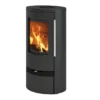Kaminofen TermaTech TT21RL Schwarz, 6 KW