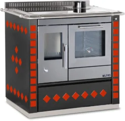 Holzherd Greithwald Tyrola TRC 85, 8 KW 7 Holzherd Greithwald Tyrola TRC 85, 8 KW -GrillMeister Verkaufsgeschäft tr c85 anthrazit rot