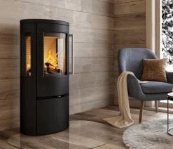 Kaminofen TermaTech TT23RG Schwarz, 5,6 KW -GrillMeister Verkaufsgeschäft tt23rg miljoe